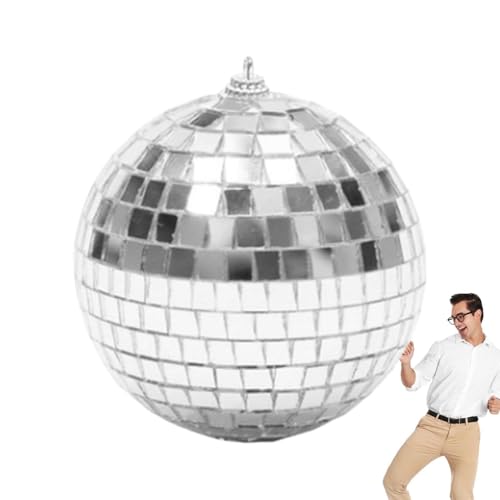 Reflector de bola de discoteca - Decoración con colgante de discoteca reflectante para bar,Suministros decorativos de aspecto plateado para bares, clubes y espectáculos teatrales