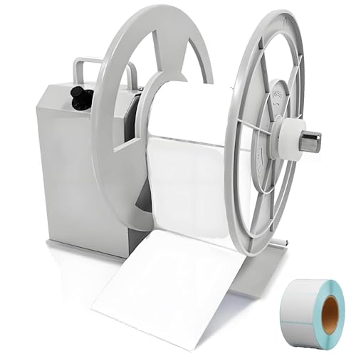 Máquina rebobinadora de etiquetas automática con deflector ajustable de 120mm 2