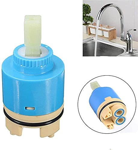 Wasserhahn-Kartusche Ø 35 mm - praktische Ersatzkartusche aus Keramik - Ersatzkartusche für Keramikhahn (1 Stück)