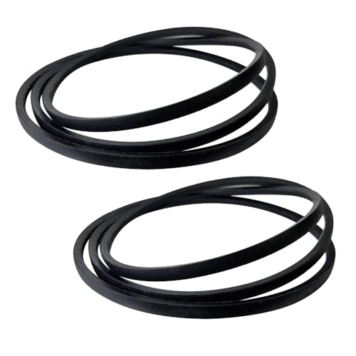 2 Pack 144959 Deck Belt for Craftsman LT1000 LT2000 LT3000 DYT4000 42 Inch Riding Mower Replacement Parts for Husqvarna Poulan AYP Lawn Tractor 130801 532144959 160855 24690 144959D (1/2 X 95)