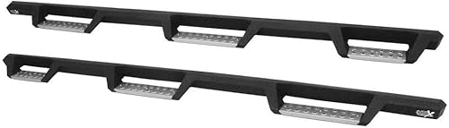 Miniatura 3 de Westin 56-5343352 HDX - Barras Nerf de acero inoxidable para Ram 2500 3500 Crew Cab 2010-2018 con caja de 8 pies (Exc Dually) Par negro texturizado