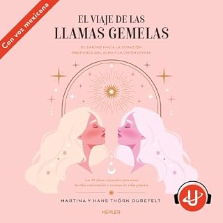 Diseño de la portada del título El viaje de las Llamas Gemelas