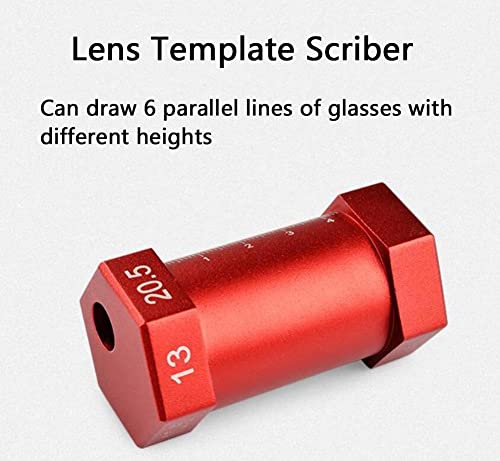 Kuuy Glasses Horizontal Scriber Parallel Lining Template Eyeglasses Pupil Height Marker Line Drawing Tool Optician Glasses Tools #TOP7