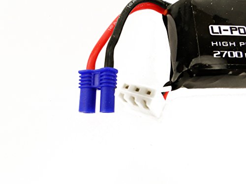 efaso Li-Po Akku 7,4 V 2700 mAh - Passend für Revell Navigator 23899 (43653)