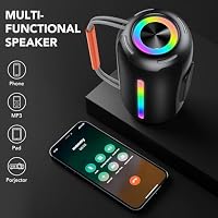 aowoka Bluetooth Speaker Portable Wireless Bluetooth Speakers with HD Stereo Sound, BT 5.4 TWS Pairing, IPX7 Waterproof, 30H Battery Life with Led Light for Outdoor/Party/Sport/Travel/Gifts — image 8