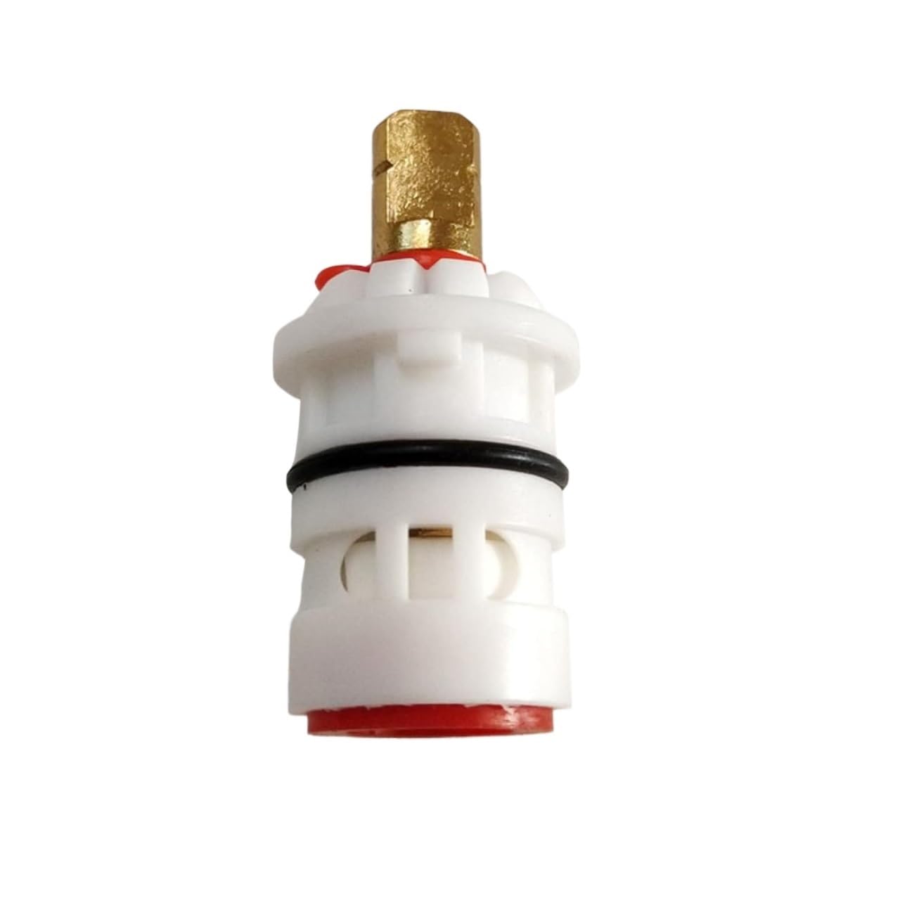 Ouhbndeaz Hot Faucet Cartridge Replacement Tap Cartridge Ceramic Disc For Double Handle Kitchen Basin Shower Faucet Part Valve (Hot)