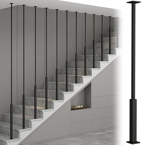 Poteau d'escalier réglable fer forgé pour corriger les défauts d'alignement de rampe - 2