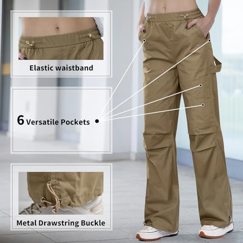 Cargo Pants Women Y2K High Waisted Baggy Streetwear for Women Teen Girls4