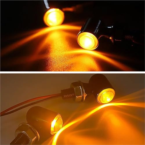 Clignotants LED 12V moto mini feu indicateur de direction - 5