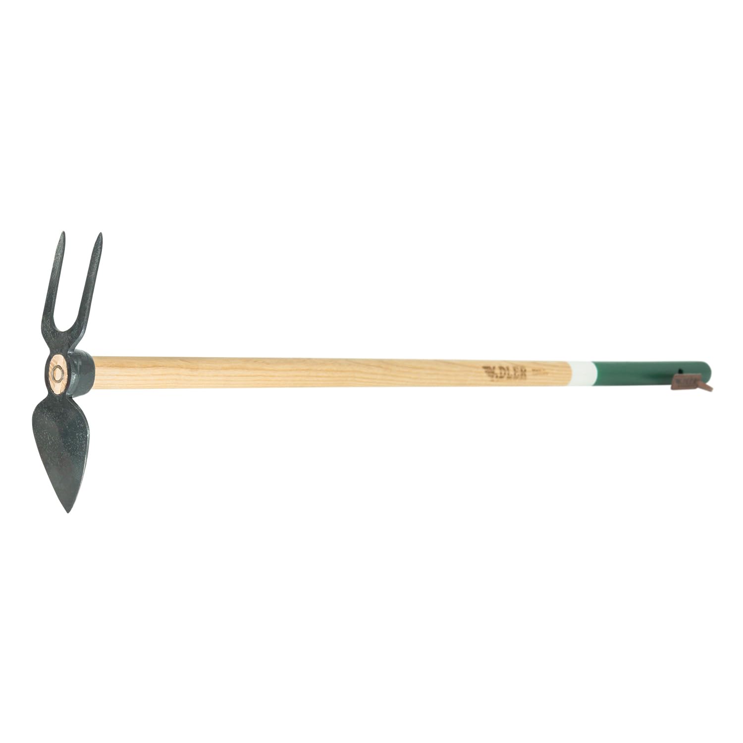 ADLER Zappa da giardino con foglia di cuore – Foglia appuntita per pavimenti pesanti, 3 lunghezze del manico FSC®, legno di frassino, acciaio forgiato C45, bianco/verde (M- 1050 mm bianco/verde)
