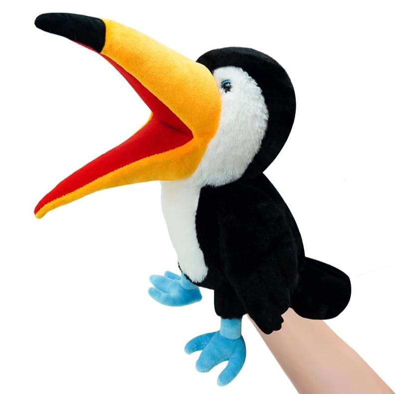 Amazon.co.jp: パペット人形 パペットマペット 口が動く 鳥