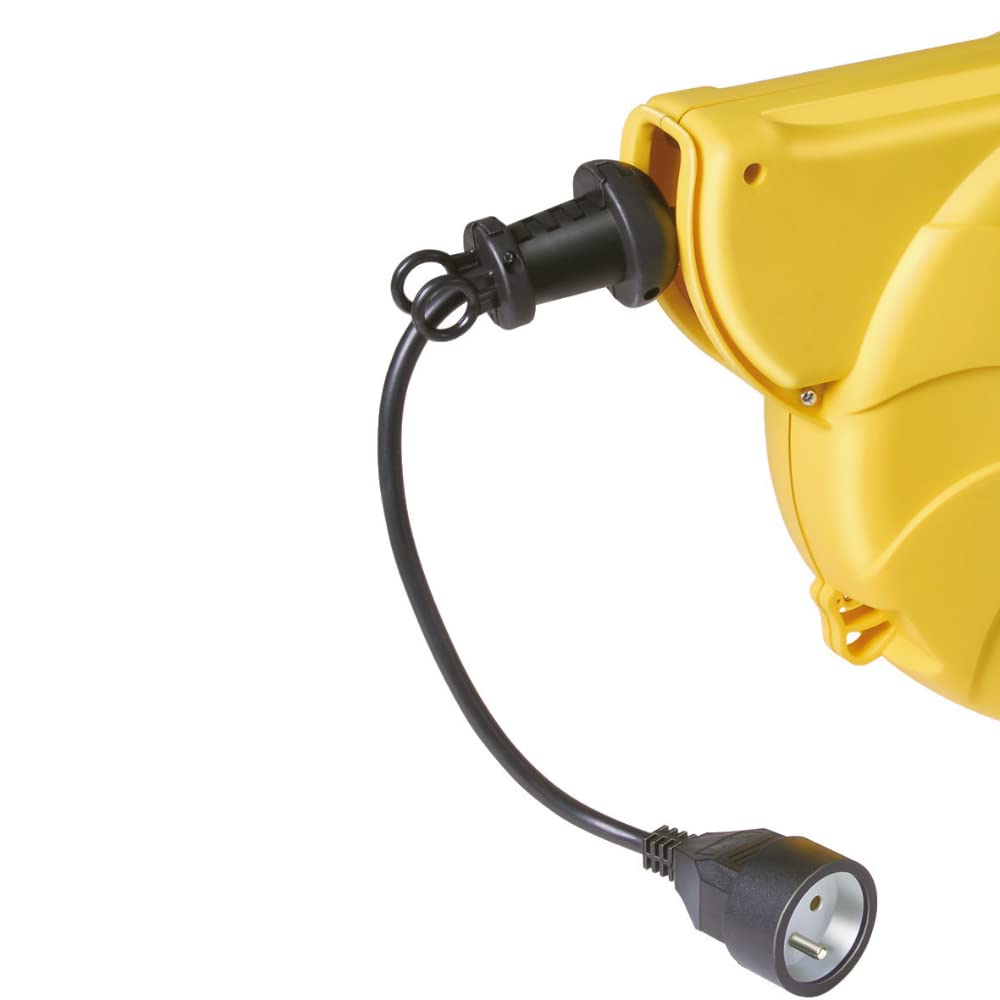 Brennenstuhl 1241101 bęben kablowy automatyczny elektryczny 10 + 1,5 m H05VV-F 3 G1,5