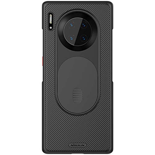 Image of Nillkin Polycarbonate Case for Huawei Mate 30 Pro /Mate 30 Pro 5G (6.53 inch Inch) Camshield Camera Close & Open Case Protect Black Color Pc Finish