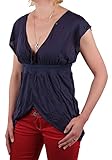 Modèle : BRETONNE MAGLIETTA Diesel Haut DE Maillot Dames Tunique Bleu #11 - Noir, Noir, XXS