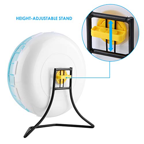 iFCOW Hamster Loopwiel, Huisdier Muis Silent Running Spinner Oefenwiel - Image 5