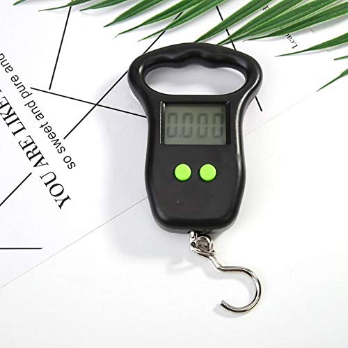 50Kg/10G Digital Electric Luggage Scale LCD Display Suitcase Weight Steelyard Fishing Pocket Weight Scale Accurate Measurement