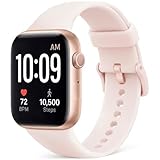 Smart Watch for Men Women Goldpink