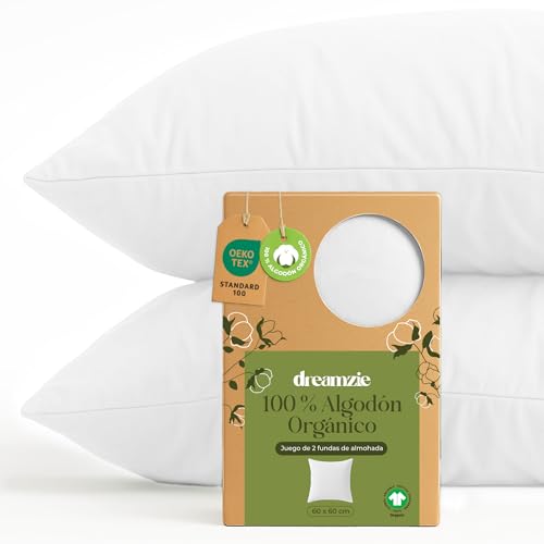Dreamzie: Funda de Almohada 60x60 cm Algodón