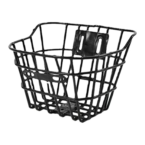 Canasta delantera de bicicleta de alambre de metal impermeable Cover
