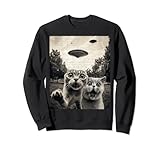 Photo Gallery two cat selfie with alien ufo spaceship funny cats lovers felpa Photo Gallery two cat selfie with alien ufo spaceship funny cats lovers felpa