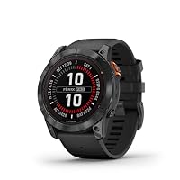 Garmin [Renewed fnix 7X PRO SOLAR GPS 51mm Premium Smartwatch, Multisport, Solar Charging, Advanced Training Features, Touchscreen & Buttons, Flash Light, up to 37 days battery, Black (Renewed)