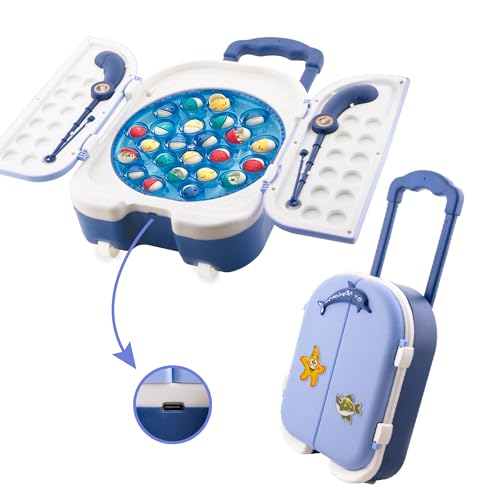 popsugar Rechargeable Magnetic Fishing Game | C-Type Charging | Music & Lights | Best for Gifting | Made in Indiafor AQ783,Blue (B0DG5PKV3K) Amazon Price History, Amazon Price Tracker