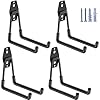 Heavydutygaragehooks4pack51inchmediumushapedhangerwallmountedstoragesystempowerandgardentoolorganizerforhangingladdershosebulkitemsandmore  Urban Country Home Decor Heavy duty garage hooks 4 pack 51 inch medium u shaped hanger wall mounted storage system power and garden tool organizer for hanging ladders hose bulk items and more  urban country home decor