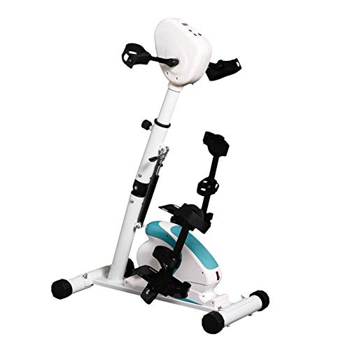 Image of Electric Pedal Exerciser, Exercise Bike Stationary, Adjustable Height Arm & Leg Indoor Fitness Training Machine, Physical Therapy Hemiplegia Rehabilitation Training Bike