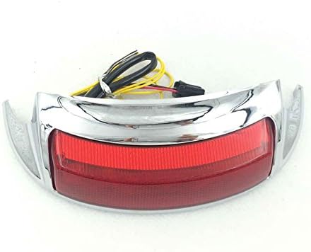 SMT-Red Rear Fender Tip Light With Brake light Turn signal Compatible With Harley Davidson 2009-later FLHTC FLHTCU FLHTCUL FLHTK FLHTKL /2016-later FLTRU [B077S7TH24]