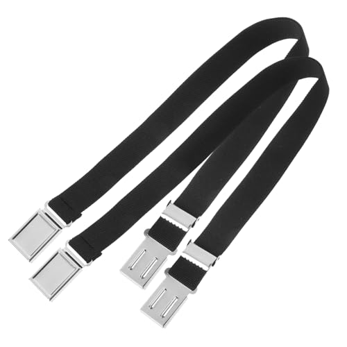 VALICLUD 6pcs Elastic Waist Belt for and Buckle Decorative Stretch Belt for School Uniforms and Everyday Wear Comfortable Fit for All Ages3