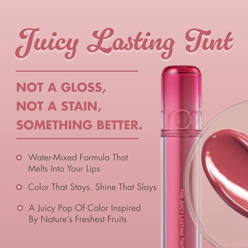 Image of rom&nd The Juicy Lasting Tint | Korean Lip Tint | High Shine Finish | Hydrating & Plumping Effect | Fig Fig Rosy Plum