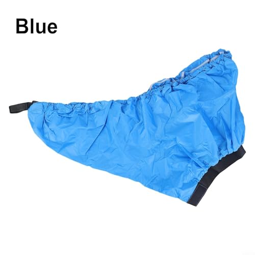 Kayak Cockpit Cover Waterproof Spray Skirt Deck Protector Adjustable Waist Quick Release Elastic Strap Fits for Kayaks Canoes Boats(XL Red)