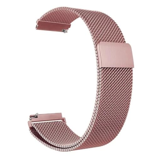 CFCMZTZPED Correa de metal compatible for Garmin Venu 3s 2 plus 2s SQ Band Watch Vivoactive 3 4 4s / Forerunner 245 255s 265s(Pink Gold,For Garmin Venu 2)