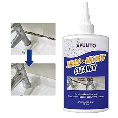 APULITO Household Black Stain Cleaner Gel for Bathroom Kitchen Household Cleaning (10 Fl Oz (Pack of 1))