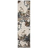 Oriental Weavers Evolution Area Rug - 0981A - 2'3' x 8' - in Ivory/Multi - Modern Industrial Style, Stain Resistant, Family and Pet Friendly, Entryway, Hallway Runner Rug