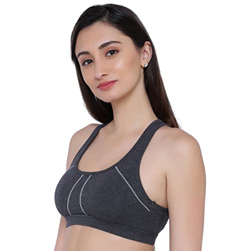 Image of Women's Cotton Blend Non-Wired Sports Bra