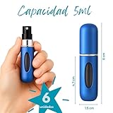 YUME 6 PCS 5ML Atomizador Perfume Recargable, Mini botella...