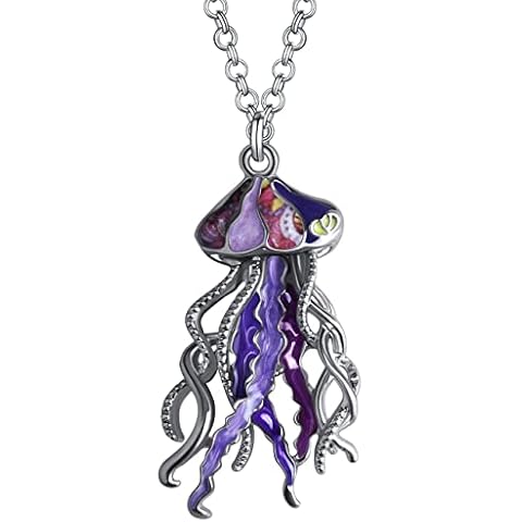 DALANE Cute Jellyfish Pendant Necklace Cover