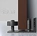 S&Z TOPHAND® 36in x 80in Barn Door, 20-60 in Unfinished British Brace Barn Door/Modern Style/Solid Wood/Simple Assembly is Required,Without Sliding Hardware
