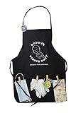 Daddys Diaper Duty Black Apron Great Gift for New Dad to be