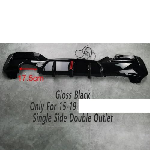 Difusor trasero acabado premium estilo MP para parachoques F20 2