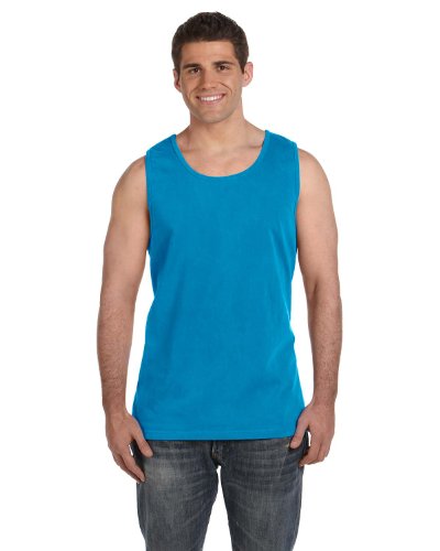 Image of Comfort Colors Ringspun Garment-Dyed Tank (C9360)- SAPPHIRE, 3XL