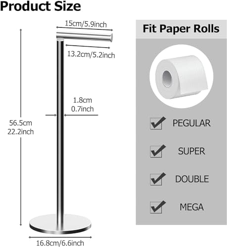La Mejor Selección de Accesorios para papel de baño más recomendados. 5 Imagen adicional