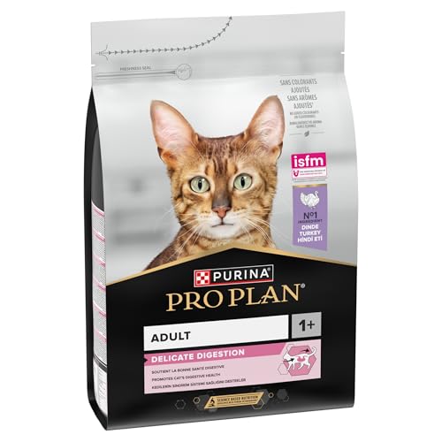 PRO PLAN Delicate Digestion Turkey Dry Cat Food 3kg - Image 4