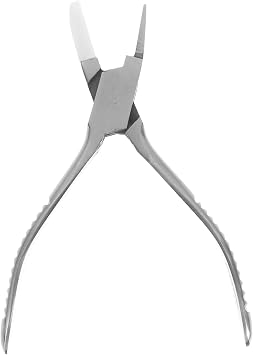 Yardwe Broken Spring Extraction Tool for Wind Instruments Musical Instrument Repair Plier for Saxophone and Flute Sturdy Silver Plier for Easy Removal of Springs