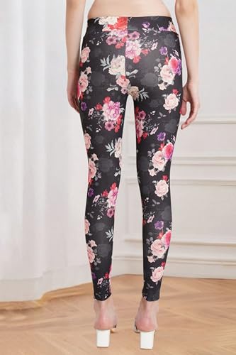 Image of POPWINGS Casual Solid Jeggings for Women || Jeggings for Women High Waist || Stylish Western Women Jeggings for Summer Wear Multicolour