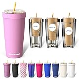 Frost Buddy Togo Buddy | 30 oz Stainless Steel Vacuum Insulated Tumbler | To Go Coffee Cup – Iced Coffee Cups, Iced Coffee Sleeve, Travel Mug, Thermal Cup for Hot & Cold Drinks, Dunkin Cup (Gumdrop)