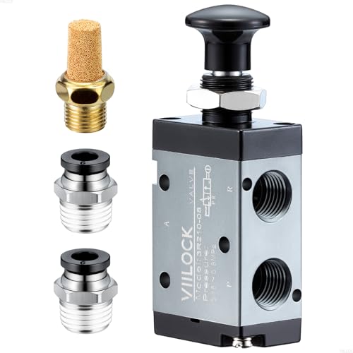 VIILOCK 3R210-08 1/4 Inch 3 Way Valve