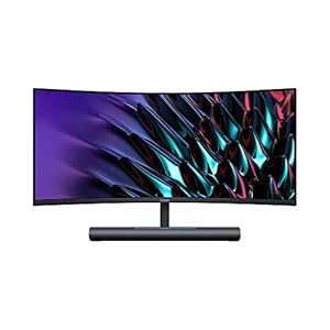 HUAWEI MateView GT, 34 inch gebogen gaming monitor met soundbar, 165 Hz Verversingssnelheid, 1,07 miljard kleuren, WQHD…
