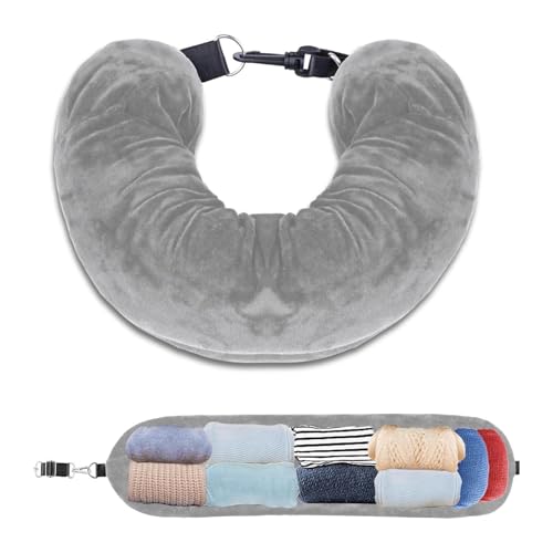 Cuscino Da Viaggio Riempibile,Cuscino Viaggio Riempibile Multifunzionale A U Riempibile,Cuscino...